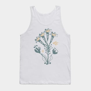 Pretty Watercolour Posy. Tank Top